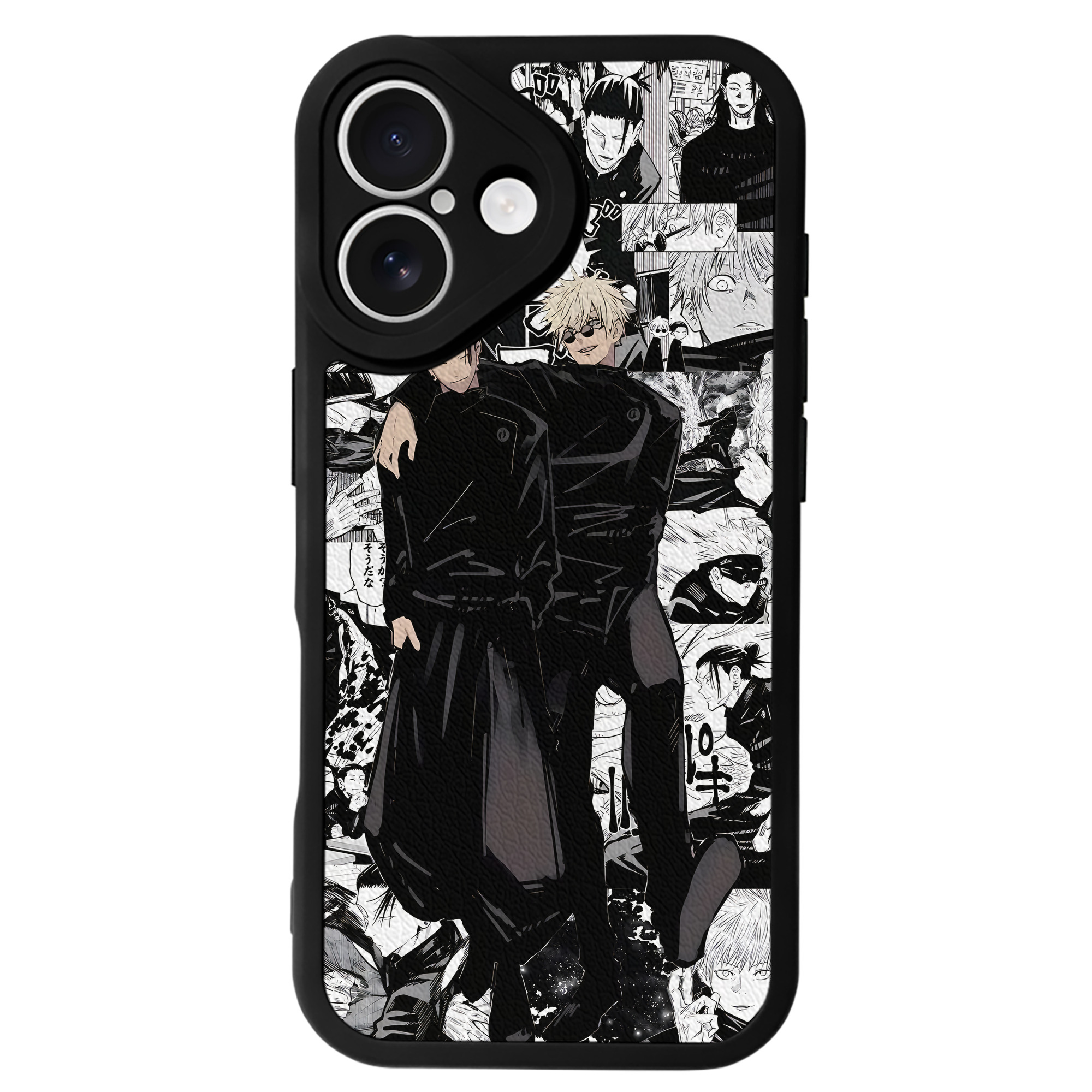 （画像用） 呪術廻戦 Jujutsu Kaisen 【iPhone 16シリーズ対応】シリコンスマホケース（レザー調） 材質：シリコン